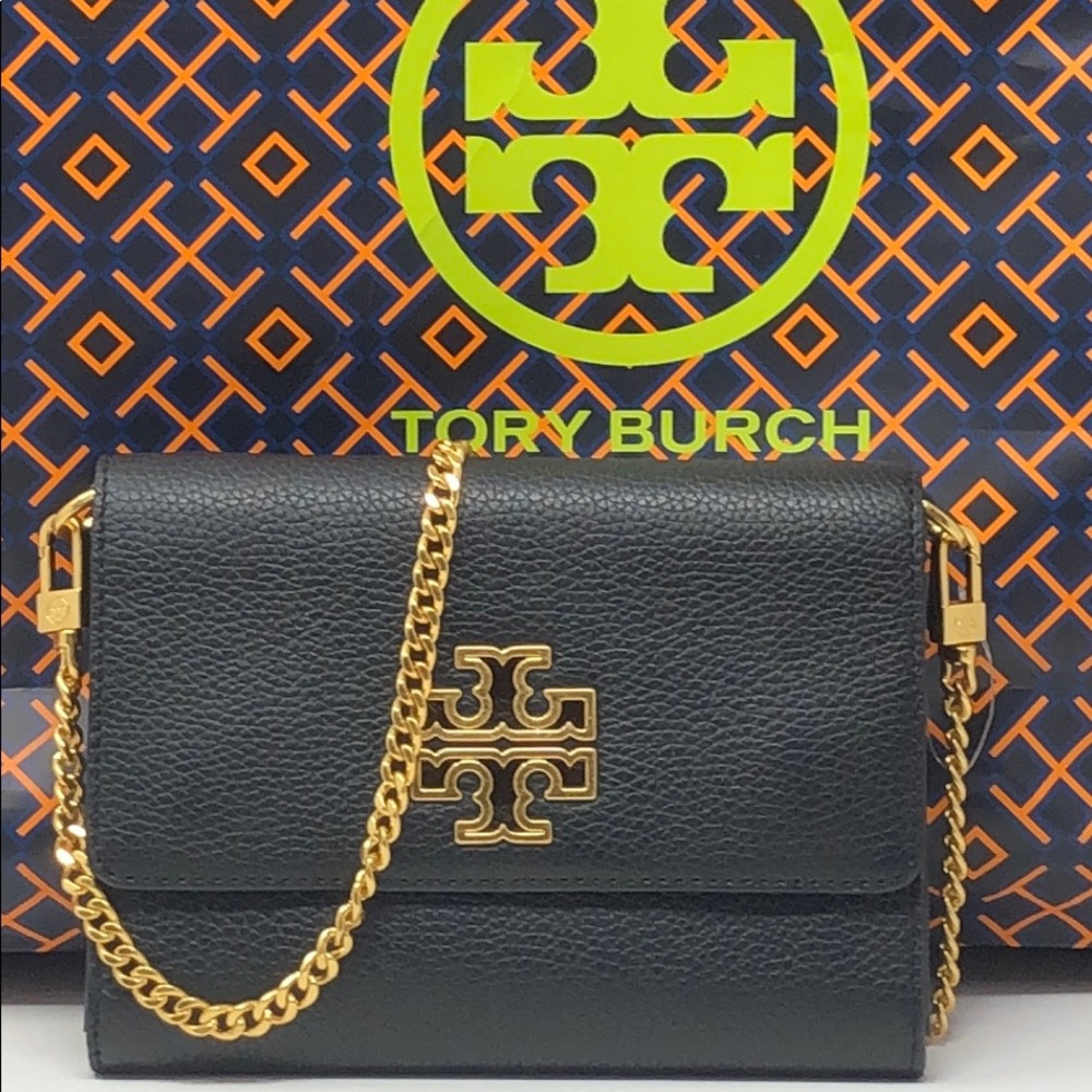 Nwt Tory Burch Britten chain wallet crossbody